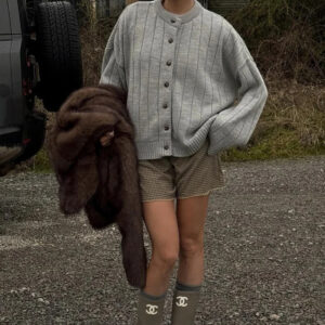 Soft Rib Relaxed Cardigan